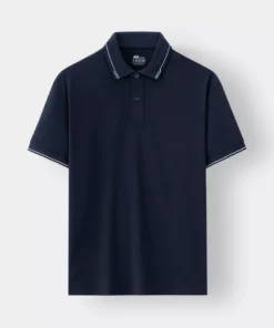 5S Fashion Men's Polo Shirt, Woven Plaid Regular Fit APC25046