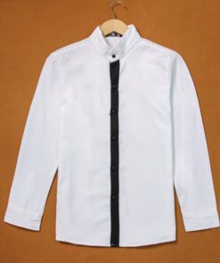 Men's striped polo shirt